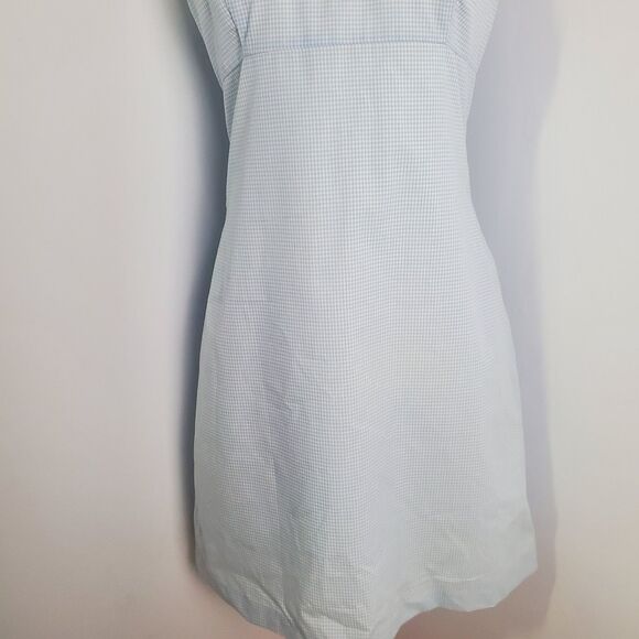 Vintage Gingham Halter Midi Dress Size 8 - Picture 3 of 9